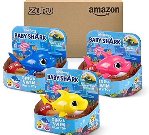 Baby Shark Sing & Swim Bath Toy 3-Pack