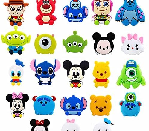 23 PCS Anime Characters Shoe Charms for Croc Wristband Bracelet and Shoes with Holes Teens Boys Girls Party Birthday Easter Gifts