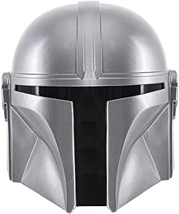 Mandalorian Helmet,Mandalorian Cosplay Mask Light Weight Soft PVC Helmet, Halloween Helmet Mandalorian Mask,Replica Full Head Mask Cosplay Costume for Adult