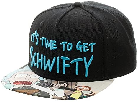 Bioworld Rick and Morty – Time to Get Schwifty Snapback Hat