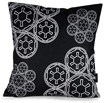 Seven20 SW10689 Star Wars Empire Square Pillow, 20″, Black