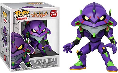 Eva Unit 01: 6in Funk o Pop! Animation Vinyl Figure Bundle with 1 Compatible Protector (747 – 45117 – B)