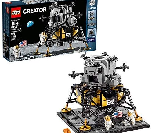 LEGO Creator Expert NASA Apollo 11 Lunar Lander 10266 Building Kit (1,087 Pieces)