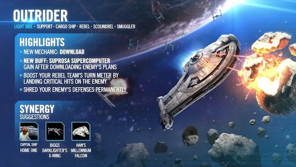 SWGoH - Outrider Ship