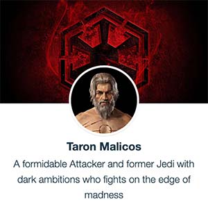 Taron Malicos - SWGoH